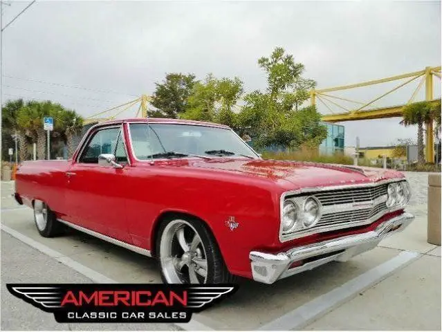 '65 chevy el camino lowered tweaked 350 engine auto a/c torque thrust wheels fl