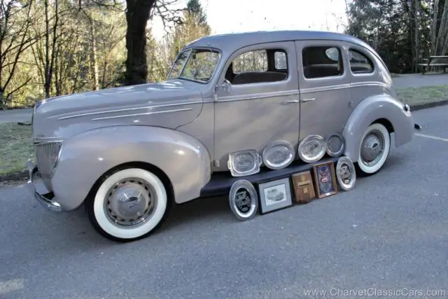 1939 ford v8 deluxe fordor sedan - amazing unrestored original! see video