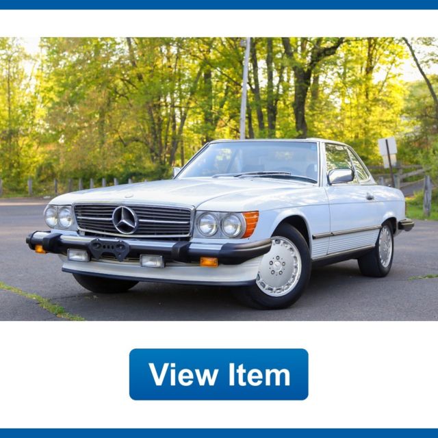 1988 mercedes benz sl560 560 sl soft hard top serviced low 78k mi carfax