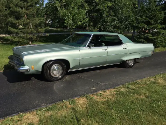 1973 oldsmobile 98 regency with 455 cubic-inch rocket v8