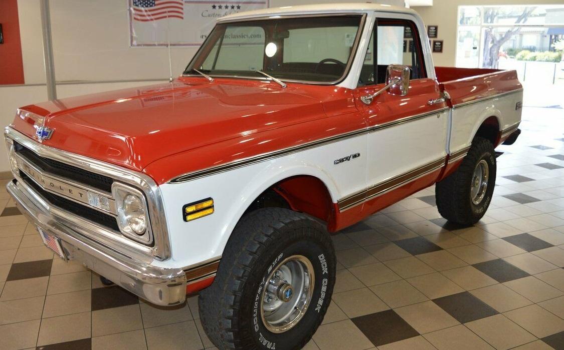 1970 chevrolet cst 10 lifted nice truck