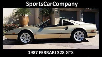 1987 ferrari 328 gts excellent in&out rare california car exceptional quality!