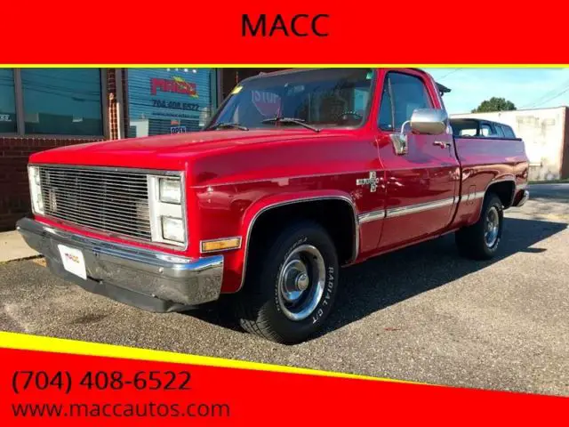 1987 chevrolet c10, silverado, short bed, 350efi, 700r4, nc truck, clean !!