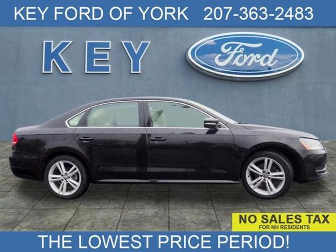 2014 volkswagen passat 1.8t se pzev 1.8t se pzev 4dr sedan 6a for sale in york, maine
