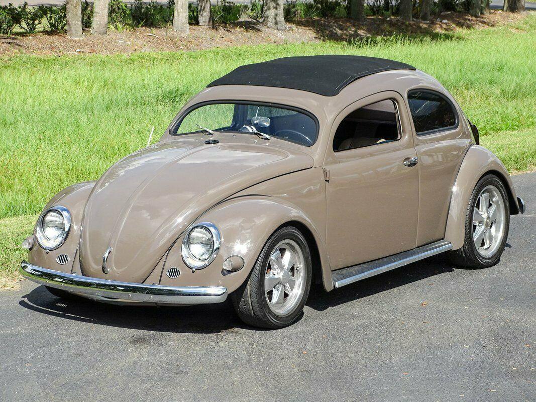 1957 volkswagen beetle restomod nutria brown survivor classic car