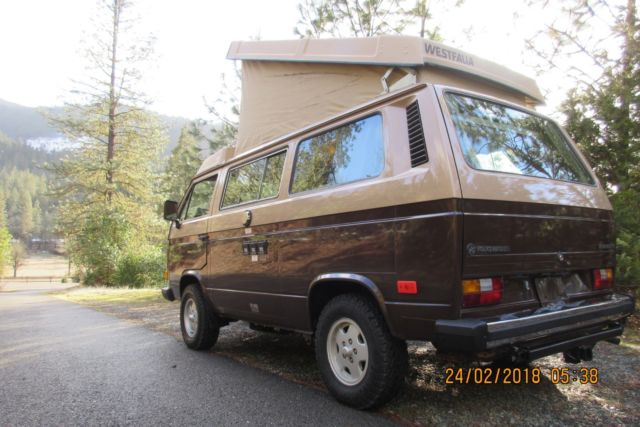 1985 vw volkswagen vanagon westfalia wolfsburg edition - near mint