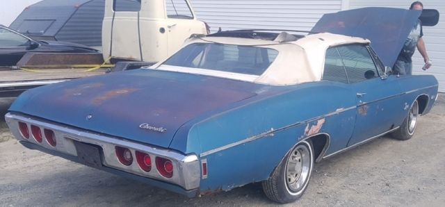 1968 impala convertible runs all originalvery solid great frame