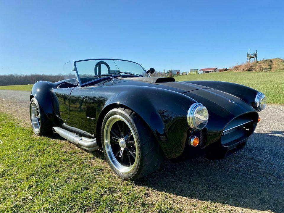 1965 shelby cobra factory five replica glossy black