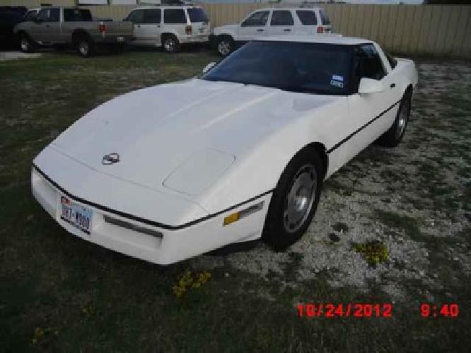 used 1987 chevrolet corvette for sale. in gainesville, tx