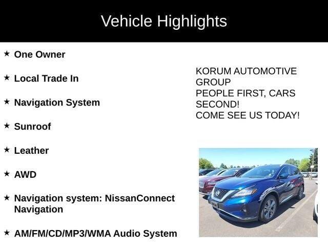 2019 nissan murano platinum in alderton, washington
