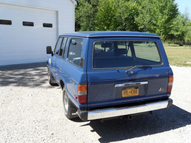 1989 toyota land cruiser fj62 4wd blue 4-door suv 4.0l efi