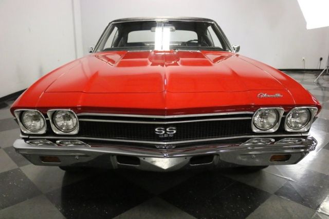 1968 chevrolet chevelle ss 396 30764 miles red hardtop 396 v8 3 speed automatic