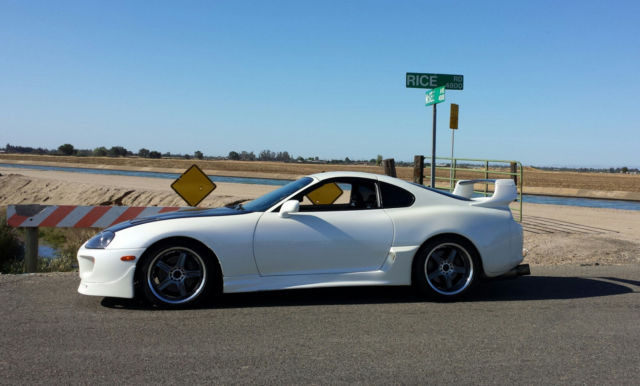 toyota supra turbo 6-spd white
