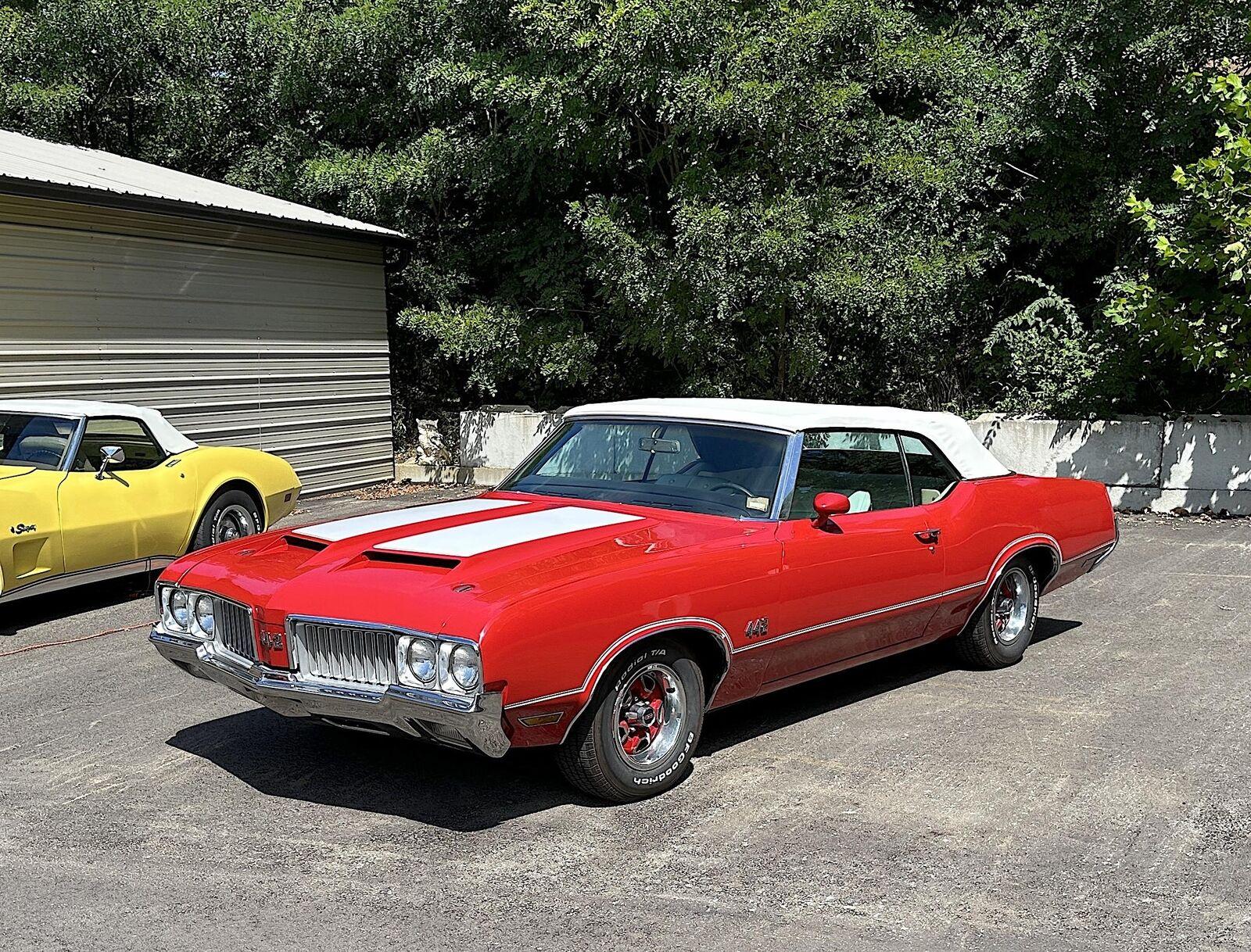 1970 oldsmobile 442 convertible 455 auto 12 bolt ac ps pdb tac