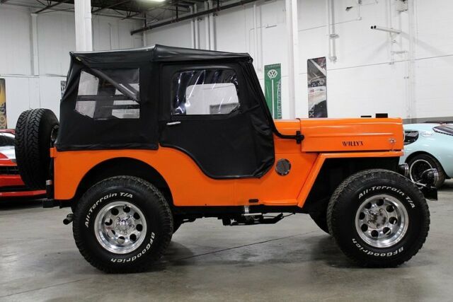 1962 willys jeep cj3b 23037 miles orange jeep 289ci v8 manual
