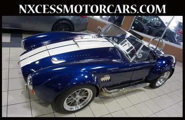shelby cobra replica backdraft racing convertible collectible item.832-373-7001