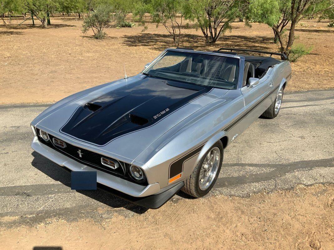 1972 ford mustang 4191 miles silver 351 cleveland v8 4speed automatic