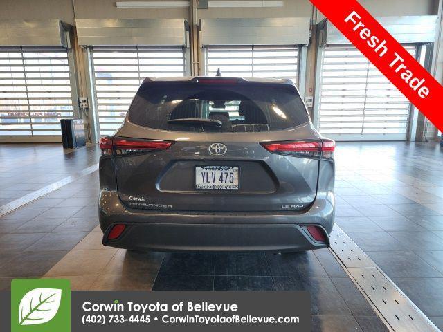 2022 toyota highlander le