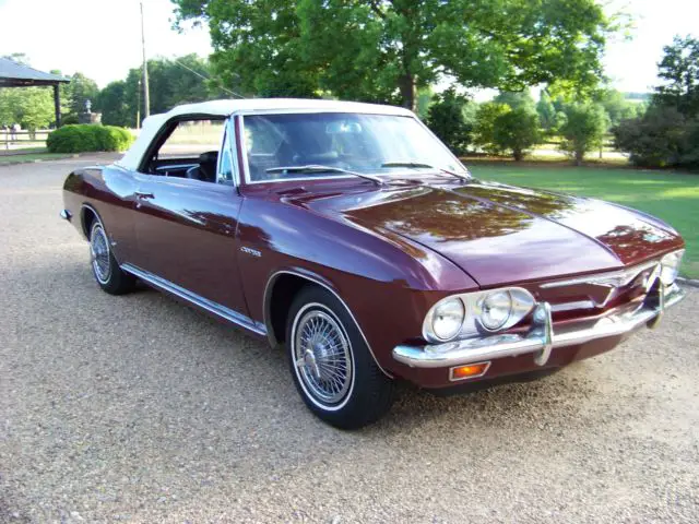 1965 chevolet corvair corsa convertible turbocharged 4 speed rocket