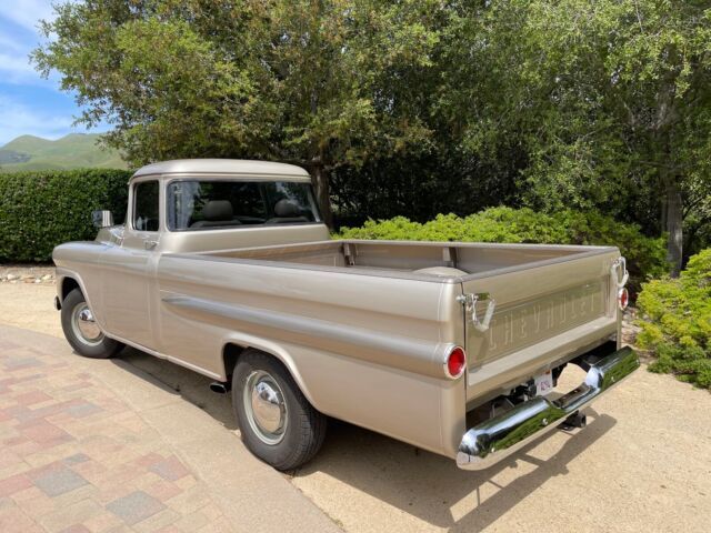 1958 chevrolet apache pickup brown rwd automatic 3600