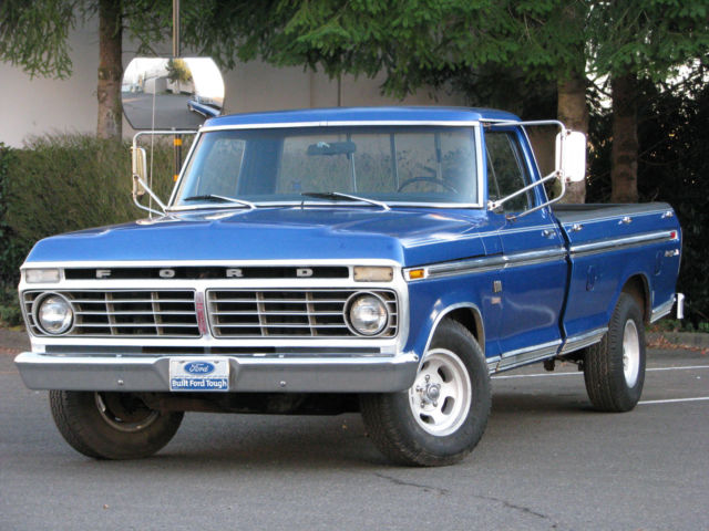 1973 ford f-100 ranger xlt - 1 family owned camper special;clean, ready to go !!