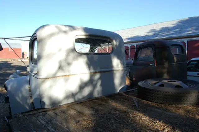 1946'ish chevrolet 1.5-ton art deco rat rod classic project truck no. 2, white