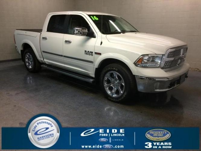 2016 ram ram pickup 1500 laramie 4x4 laramie 4dr crew cab 5.5 ft. sb pickup for sale in bismarck, north dakota