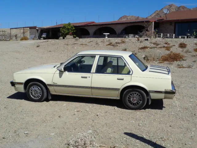 1984 cadillac cimarron with economical 5 speed manual trans & 4 cylinder engine