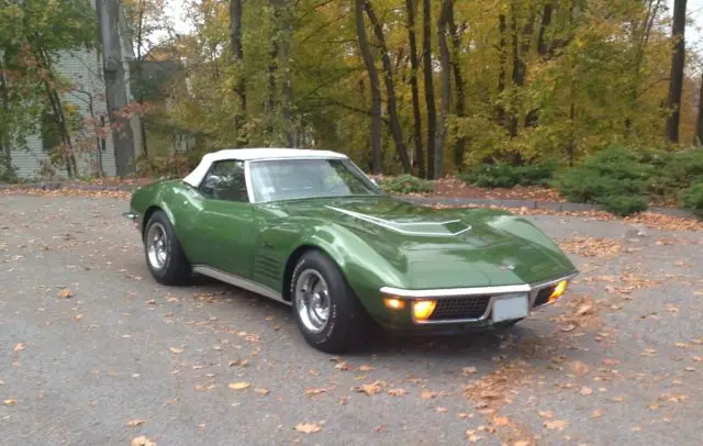 rare 1972 corvette lt1 convertible, with a/c - ncrs nat'l. top flight