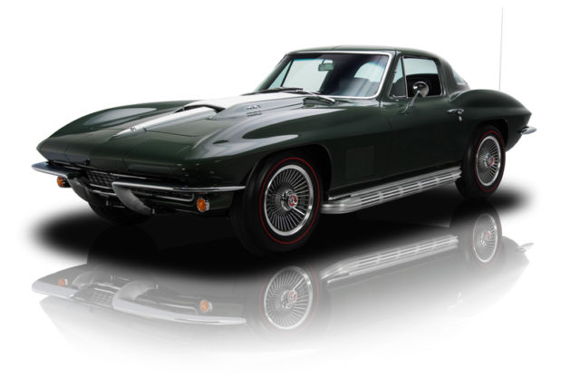documented corvette sting ray 427/435 hp tri-power v8 m21 4 speed ps disc brakes