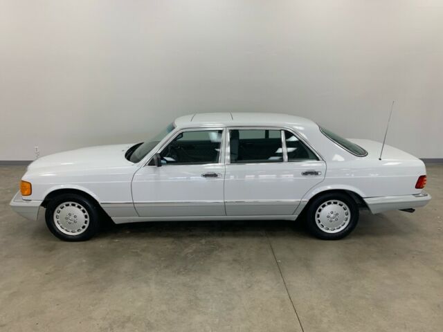 1991 mercedes-benz 420 series 4dr sedan 420sel 52,734 miles white sedan 4.2l aut