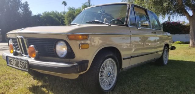 1974 bmw 2002 e10 original california car matching numbers (deluxe interior)
