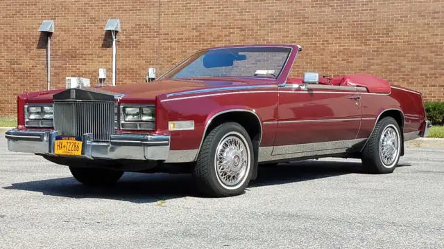 1984 cadillac eldorado biarritz convertible 92k miles handyman's special
