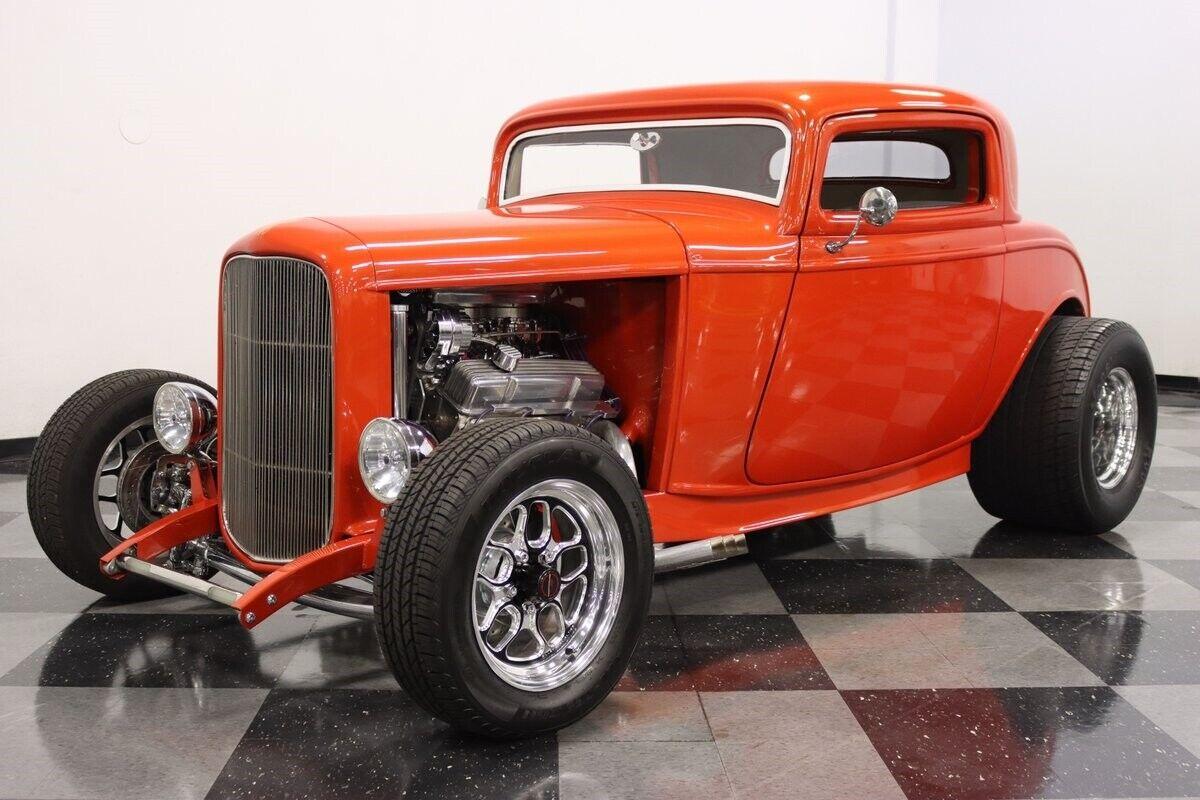 1932 ford 3 window coupe 13893 miles custom machine