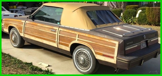 1983 chrysler lebaron convertible,the seinfeld car,2.6l i4,317120 miles,new top