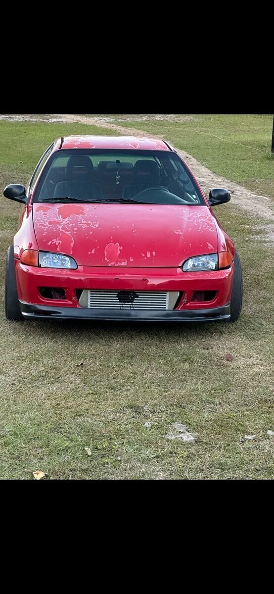 1994 honda civic red fwd manual dx