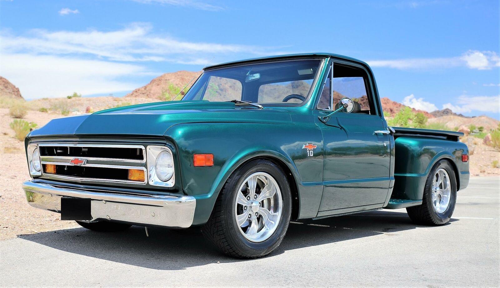 1968 chevrolet c-10 1/2 ton stepside truck 383 stroker putting nearly 500 hp