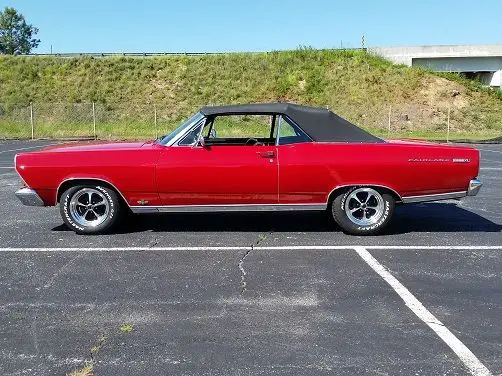1966 ford fairlane 53000 miles red/black