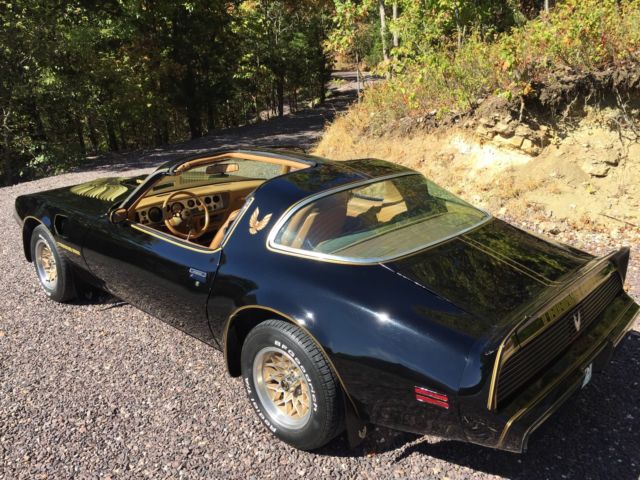 1979 pontiac trans am ws6 l78 400 matching numbers black t-tops 4 speed for sale