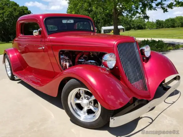 1934 ford three window coupe street rod hot rod - low mile custom texas build