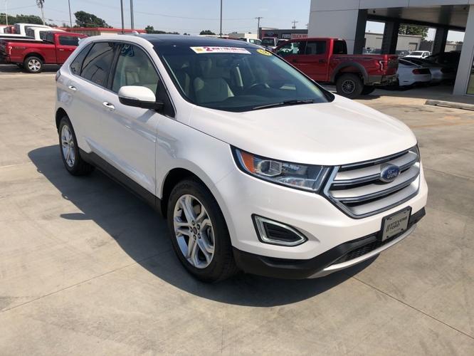 used 2018 ford edge awd titanium enid, ok 73703 for sale in enid, oklahoma