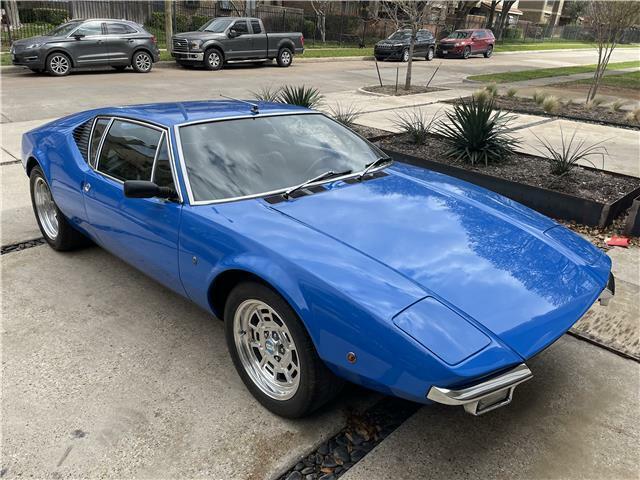 1970 detomaso pantera 77621 miles manual