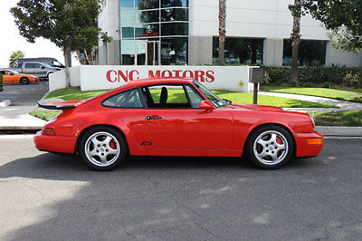 1993 porsche rs america w/ 24k miles guards red low miles 911 964 limited