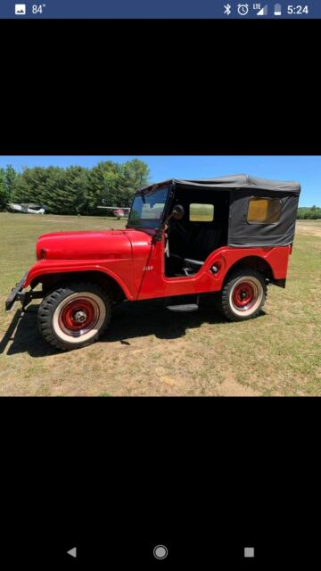 mint 1957 jeep willy's cj5 all original