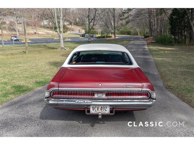 1969 mercury cougar in mountain brook, alabama