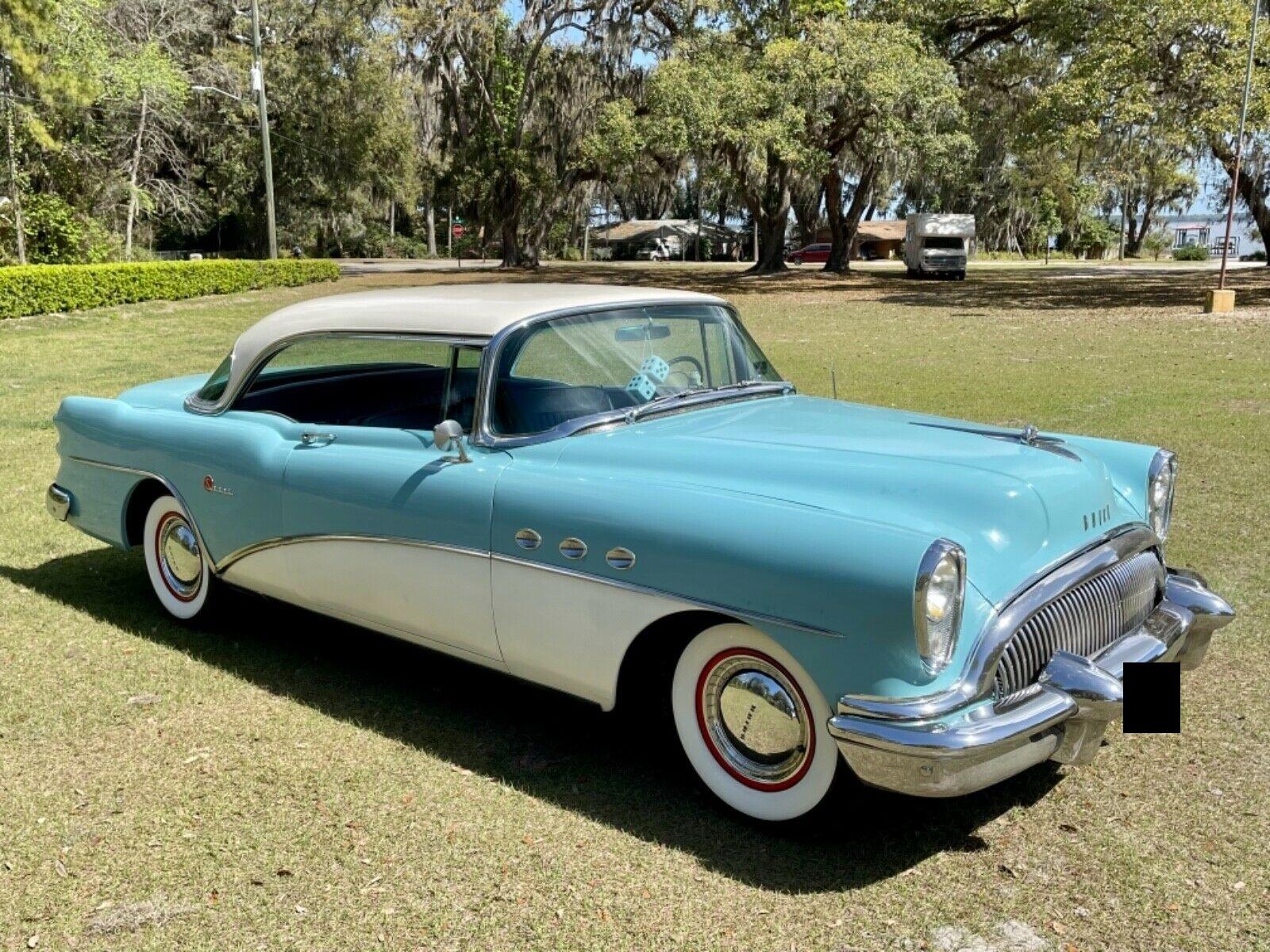 1954 buick riviera super 2 door hardtop 322ci v8 sporty and luxurious car