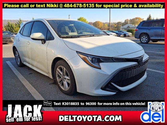 2019 toyota corolla hatchback se