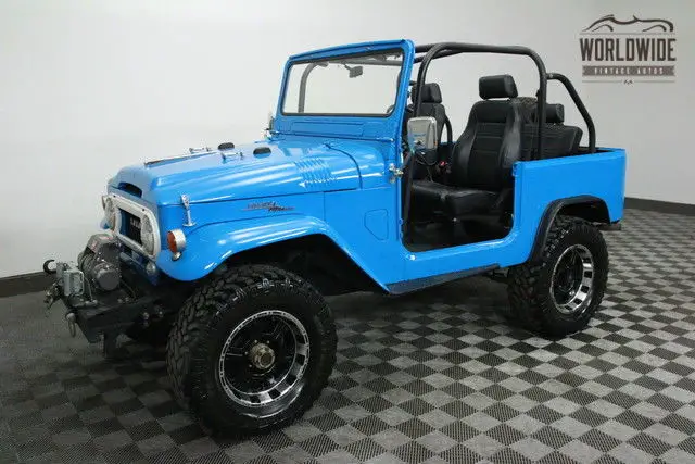 1964 toyota land cruiser restored custom. rebuilt 2f!
