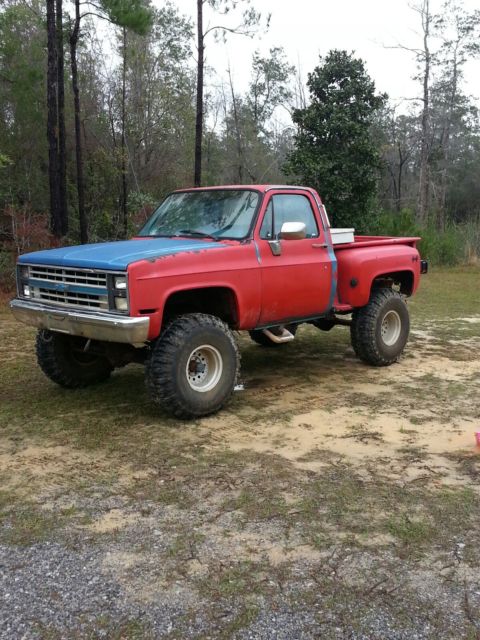 1986 chevy silverado stepside 4x4 $$$4500/negotiable