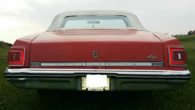 1975 oldsmobile delta 88 royale convertible 102k miles red